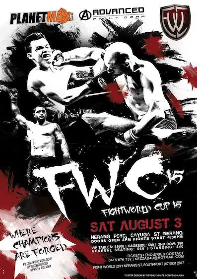 Fightworld Cup 15 Poster